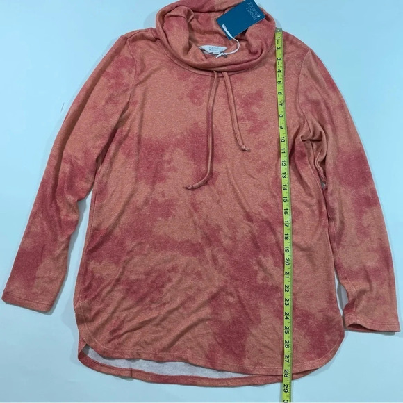 New Market & Spruce Cowl Neck Tunic Shirt Long Sleeve - Picture 6 of 7